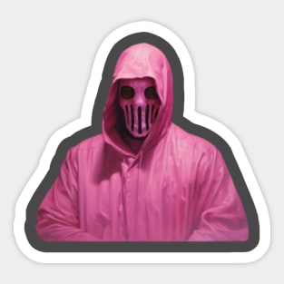 PINK GHOSTFACE, NEON Sticker